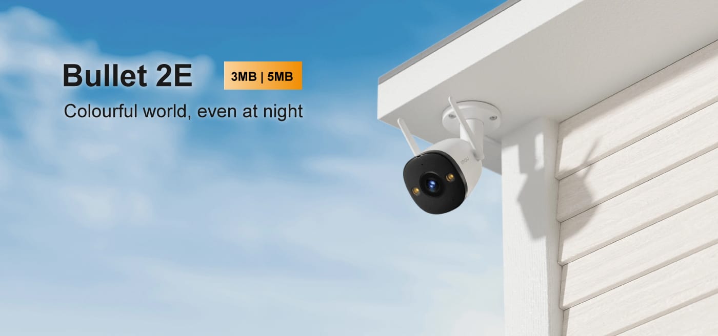EZVIZ Bullet 2E 3MP and 5MP cameras 