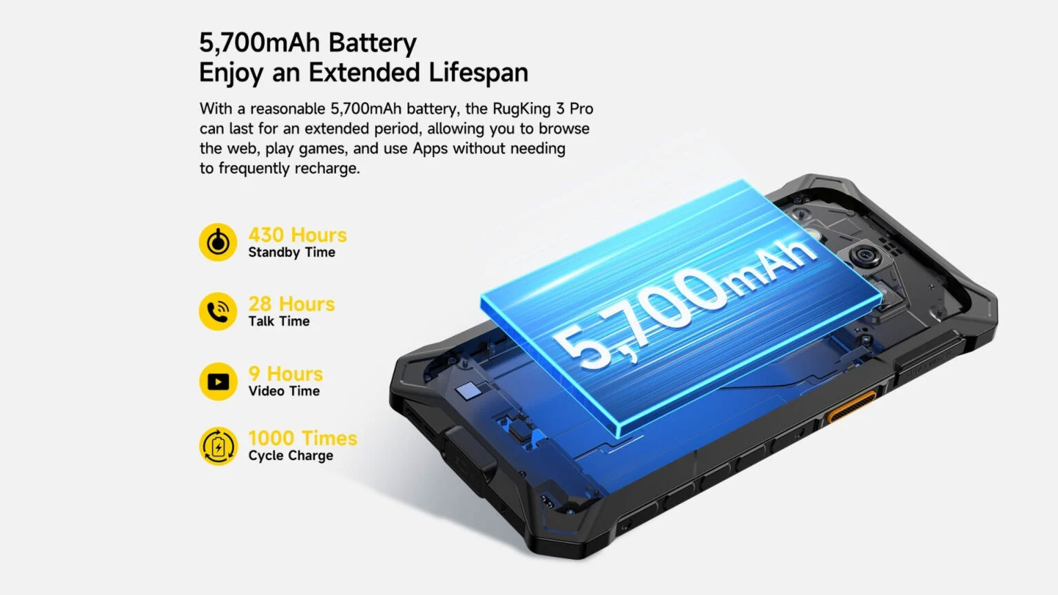 5700mAh Battery