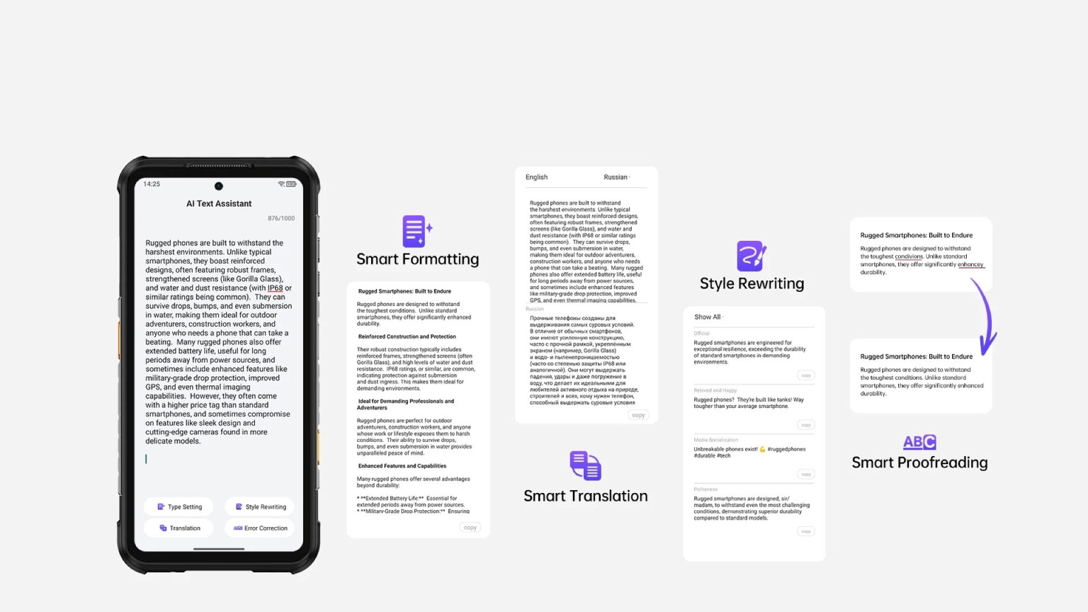 Xever 7 Pro AI Text Assistant