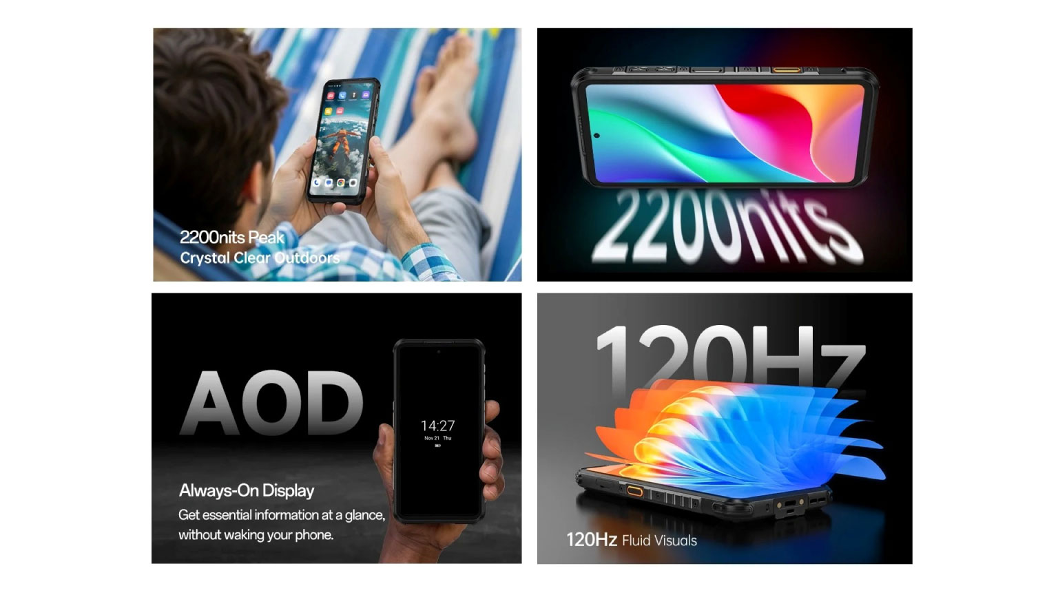 Xever 7 Pro 6.67" FHD+ 120Hz AMOLED Display